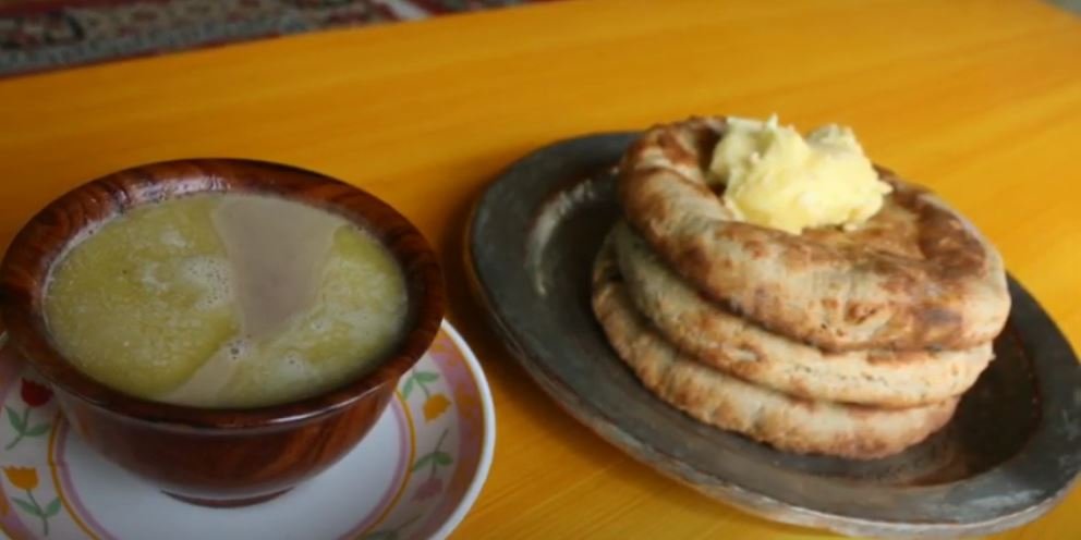 Khambir with Butter tea