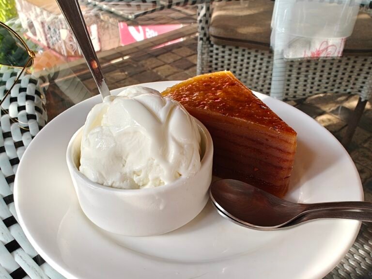 Bebinca with Ice Cream