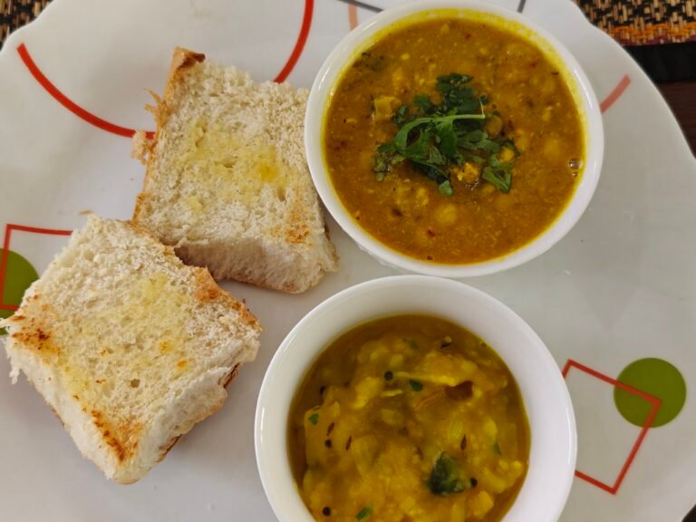 Chanya Ros and Aloo Bhaji with Pav